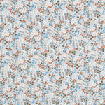 Viyela Flores Raminhos Celeste - Ribes y Casals