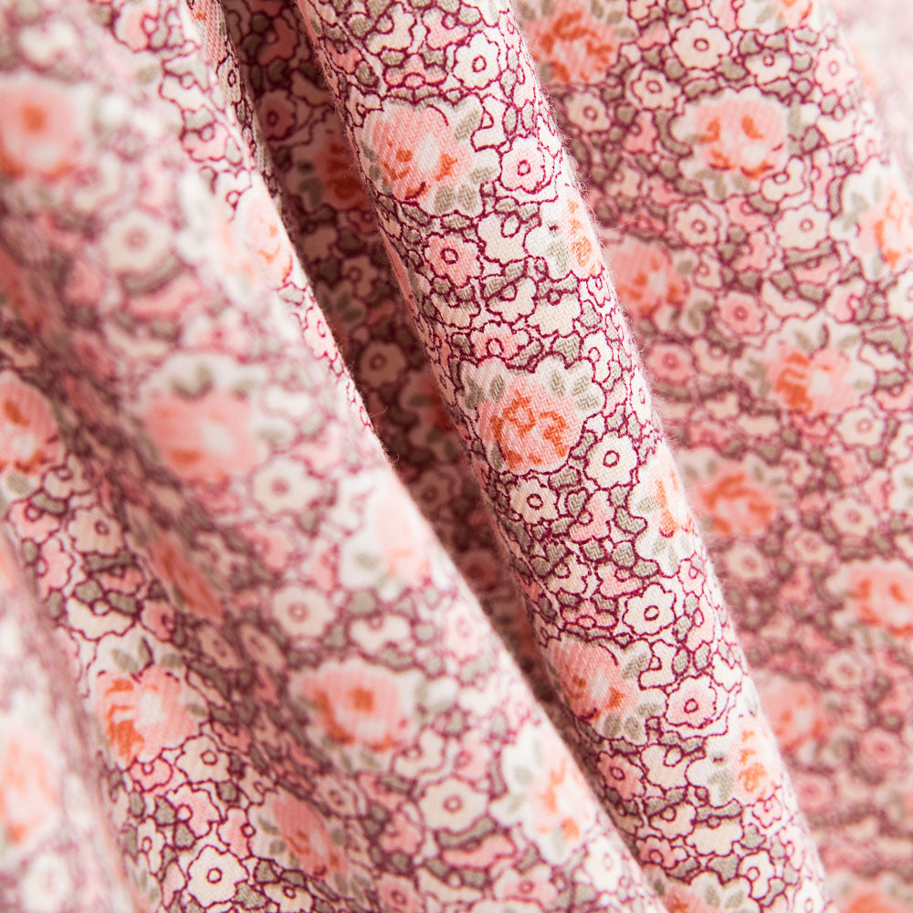 Viyela Flores Rosa - Ribes y Casals