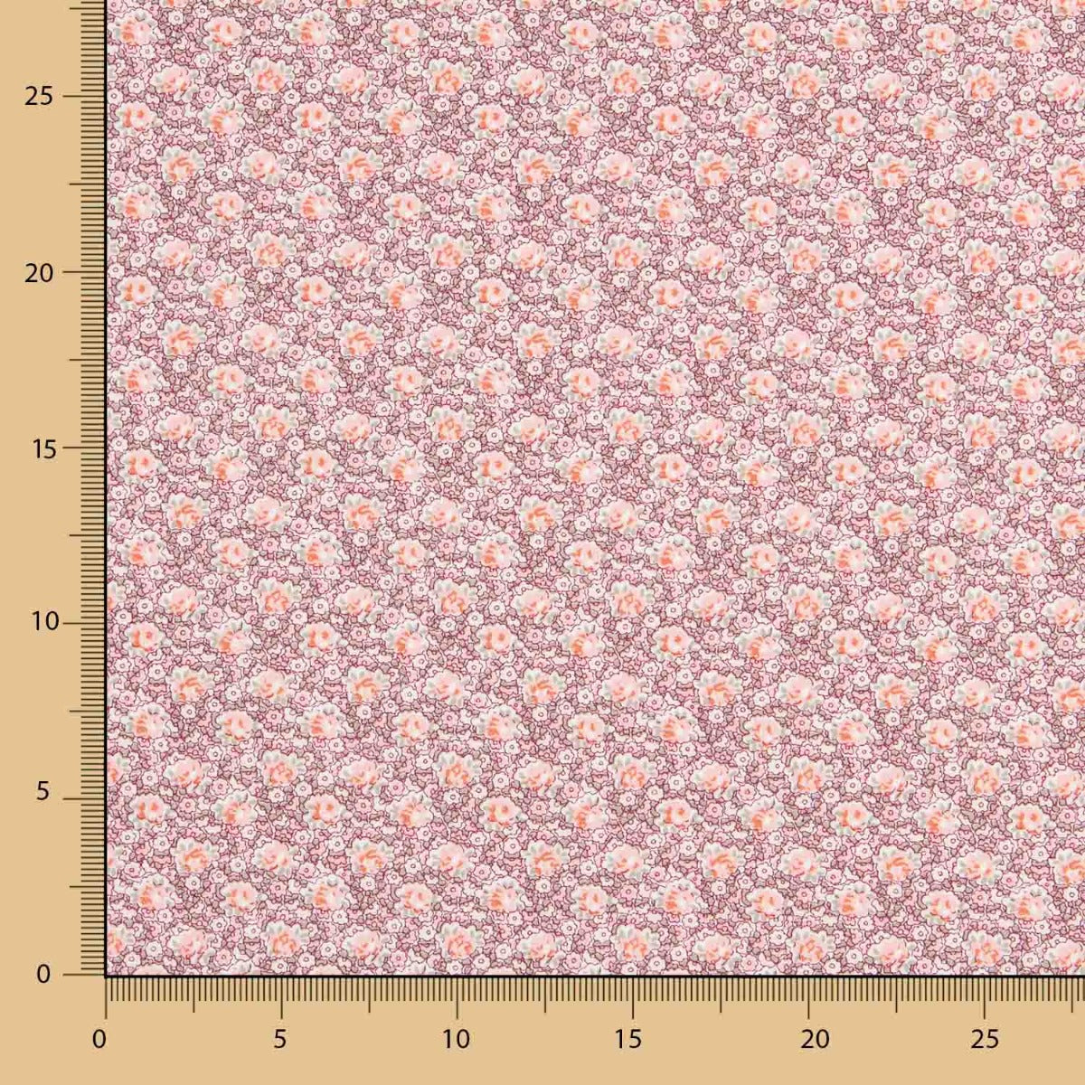 Viyela Flores Rosa - Ribes y Casals