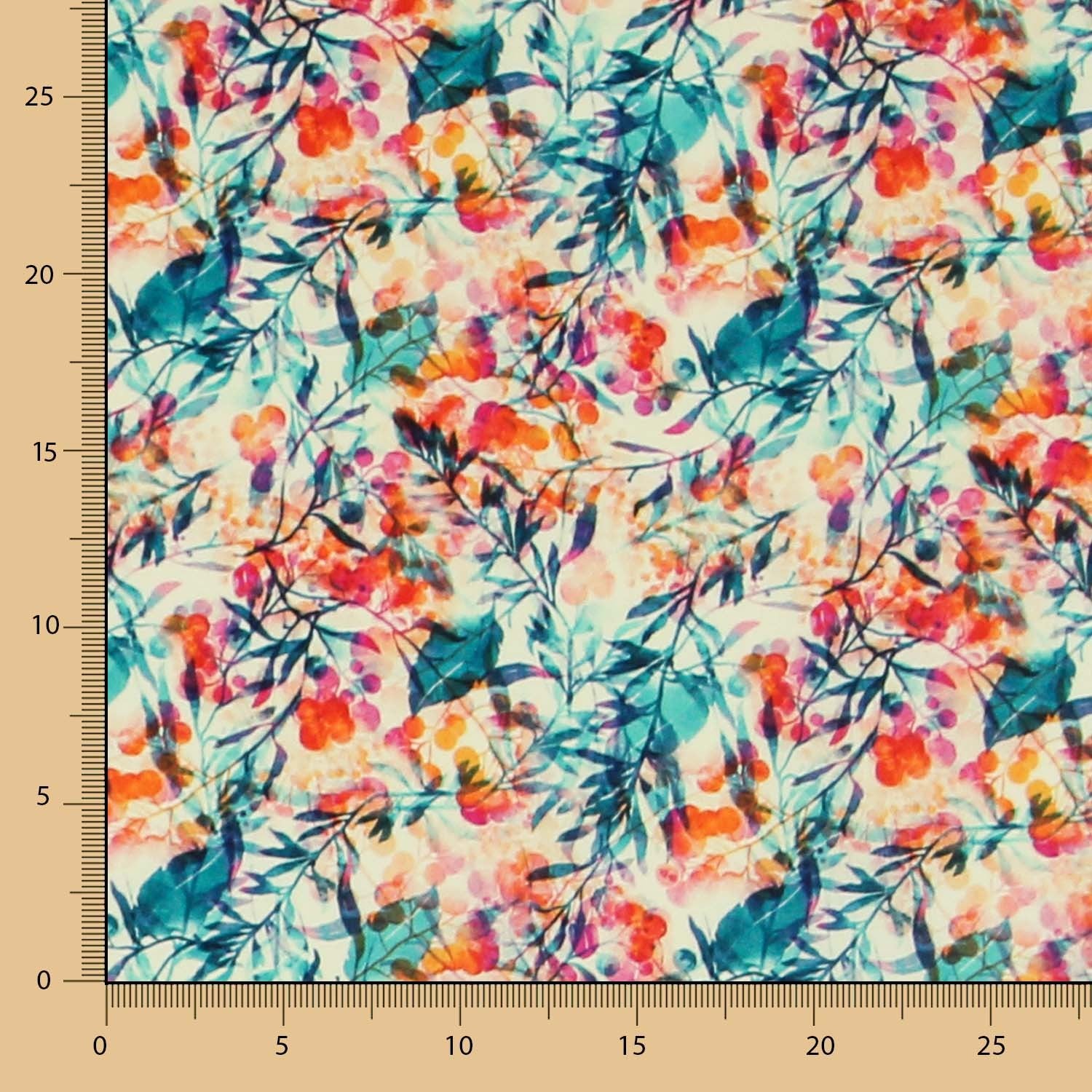 Tecido Algodão Bosque Amarelo - Ribes y Casals