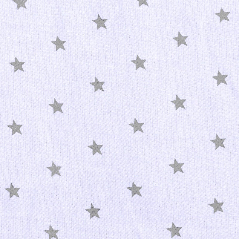 Voile Algodão Estrelas Branco - Ribes y Casals