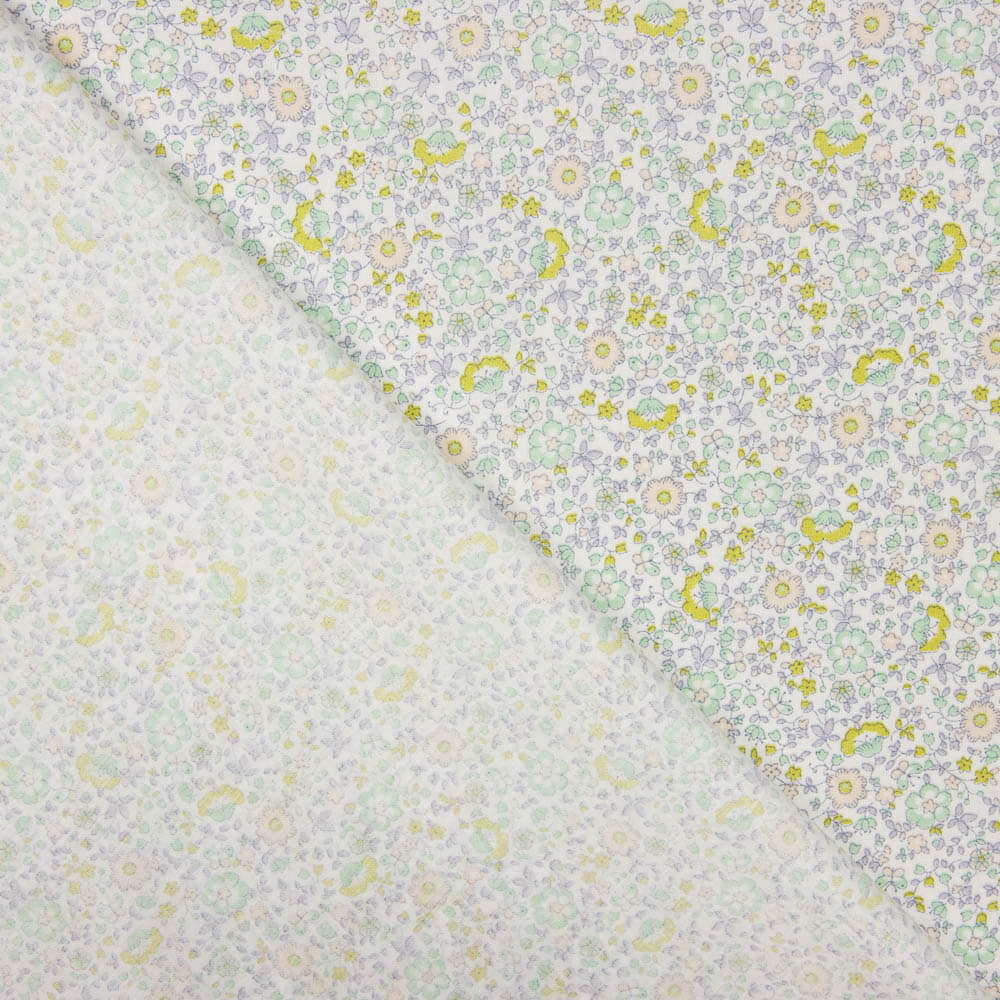 Voile Algodão Flores Nansy - Ribes y Casals