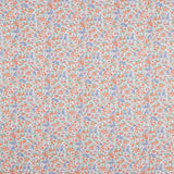 Voile Algodão Flores Scarlet Laranja - Ribes y Casals