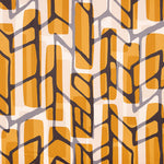 Voile Algodão Castanhos Geométricos - Ribes y Casals