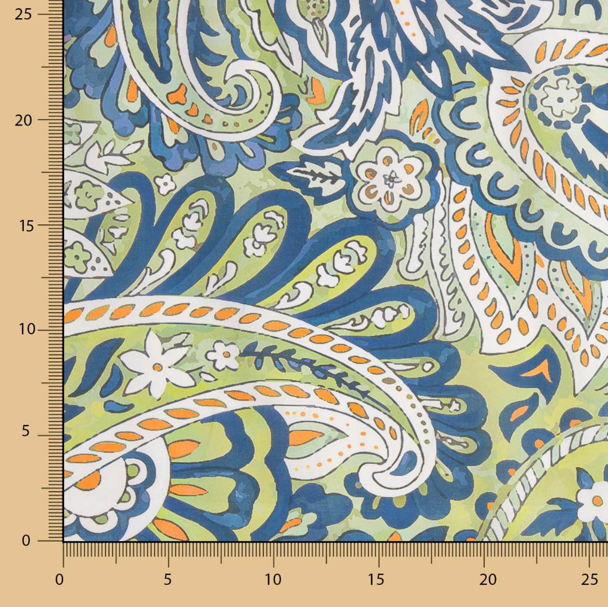 Voile Algodão Supima Print 01 - Ribes y Casals