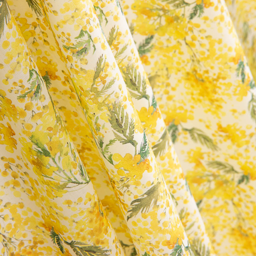 Voile Algodão Supima Print 02 Branco - Ribes y Casals