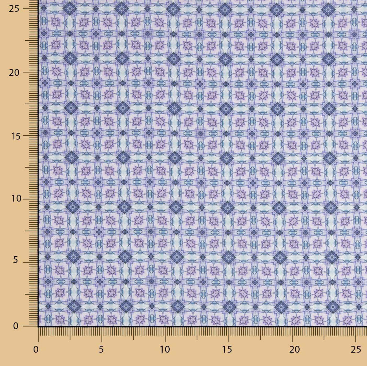Voile Algodão Supima Print 04 Lilás - Ribes y Casals