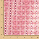 Voile Algodão Supima Print 04 Rosa - Ribes y Casals
