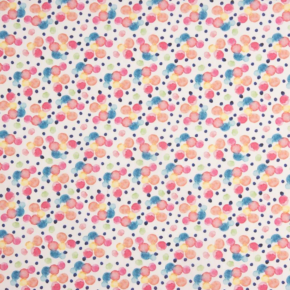 Voile Algodão Supima Print 05 Laranja - Ribes y Casals