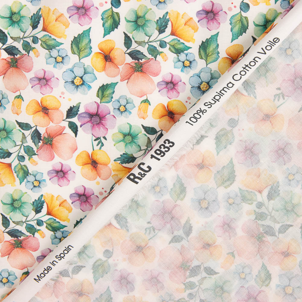 Voile Algodão Supima Print 06 - Ribes y Casals