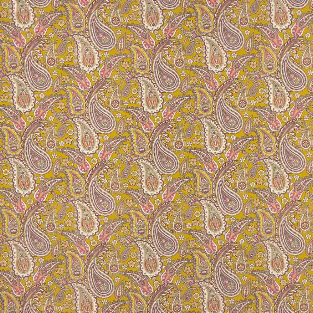 Voile Algodão Supima Print 09 Mostarda - Ribes y Casals