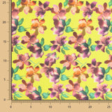 Voile Algodão Supima Print 10 Amarelo - Ribes y Casals