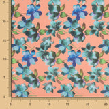 Voile Algodão Supima Print 10 Laranja - Ribes y Casals