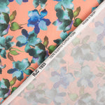 Voile Algodão Supima Print 10 Laranja - Ribes y Casals