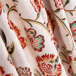 Voile Estampado Floral Branco - Ribes y Casals