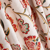 Voile Estampado Floral Branco - Ribes y Casals