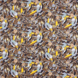 Voile Estampado Folhas Azul - Ribes y Casals