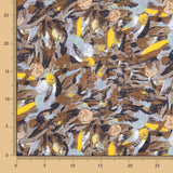 Voile Estampado Folhas Azul - Ribes y Casals