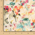 Voile Viscose Aquarela Flowers - Ribes y Casals