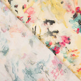 Voile Viscose Aquarela Flowers - Ribes y Casals