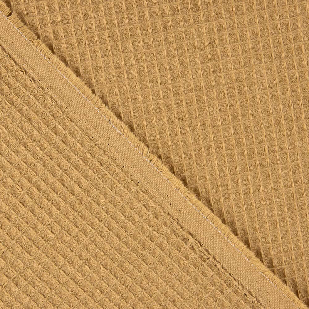 Retal Piqué Waffle Biscuit 45x140 cm - Ribes y Casals