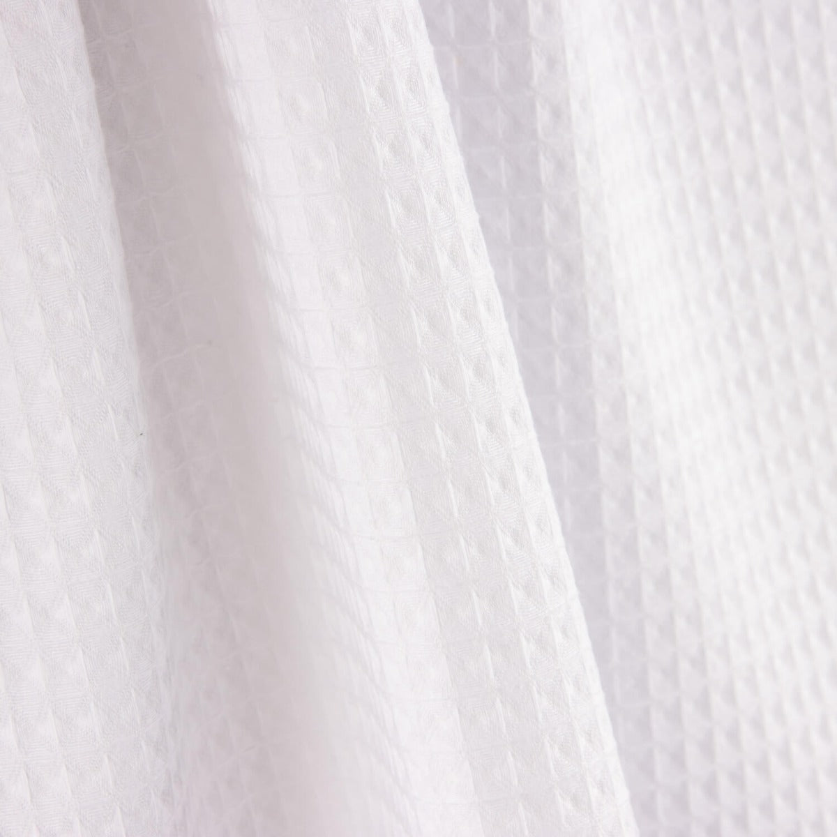 Piquê Waffle Básico Branco - Ribes y Casals