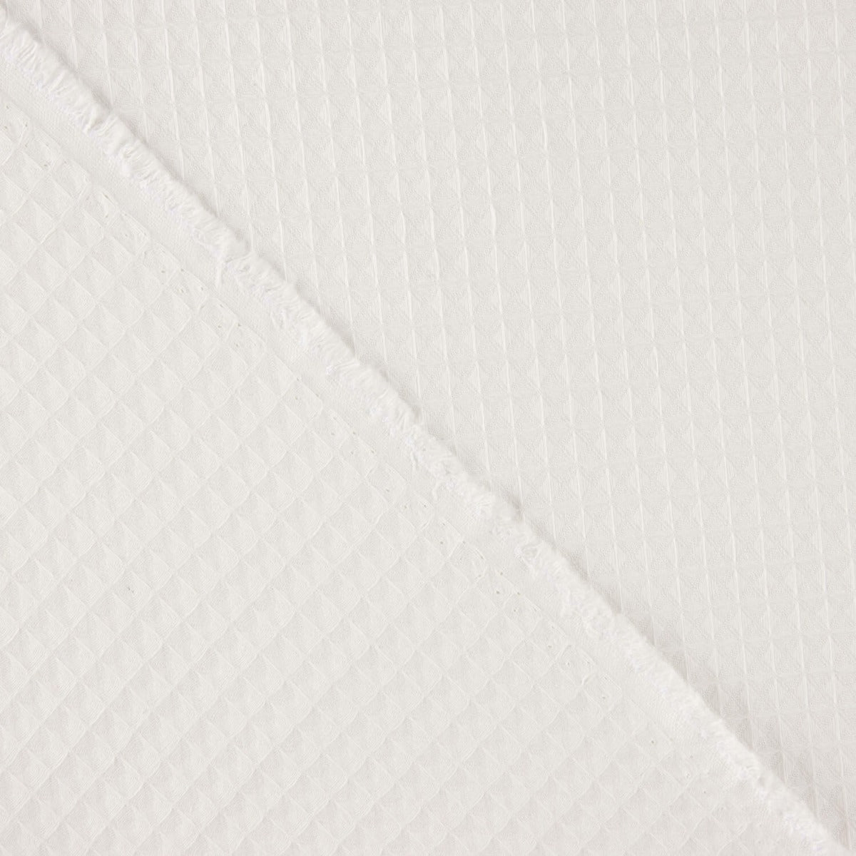 Piqué Waffle Basic Branco Natural - Ribes y Casals