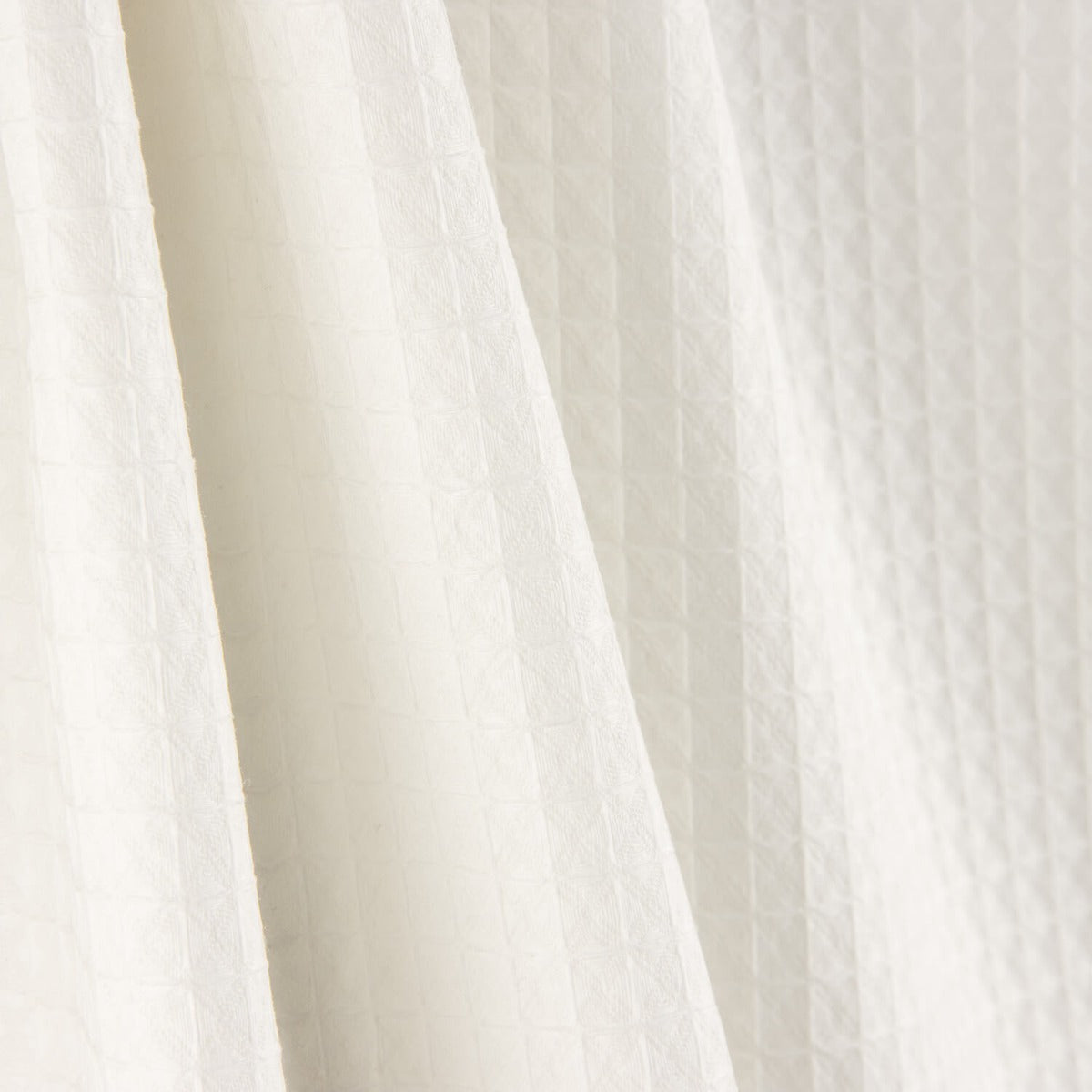 Piqué Waffle Basic Branco Natural - Ribes y Casals