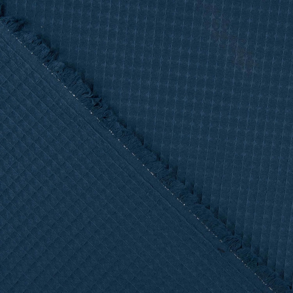 Piqué Waffle Basic Marinho - Ribes y Casals