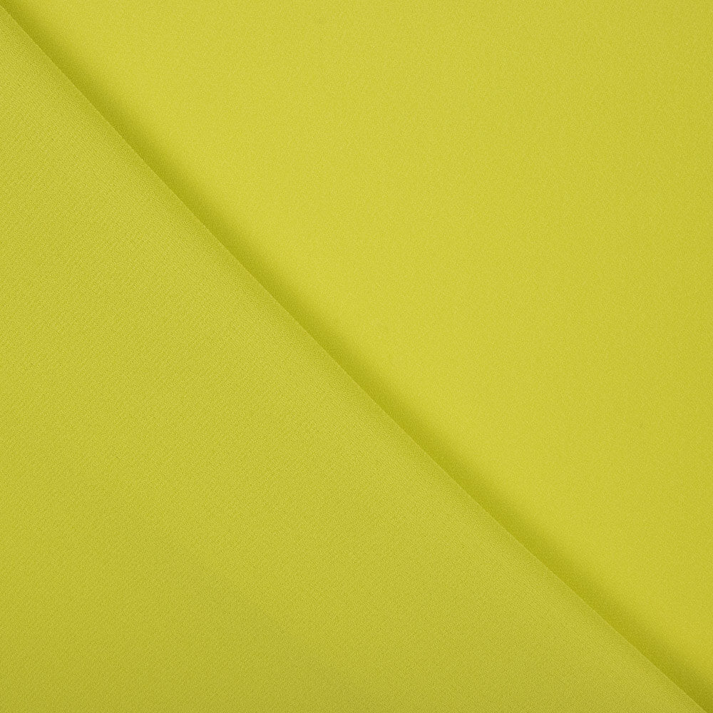 Georgette Poliéster Verde Lima - Ribes y Casals